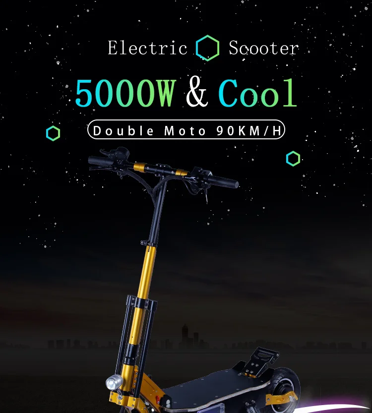 Excellent 60V5000W Electric Scooter Off Road Motor Wheel 95KM/H Foldable E Scooter electric Skateboard Hoverboad Patinete Electrico Adult 0