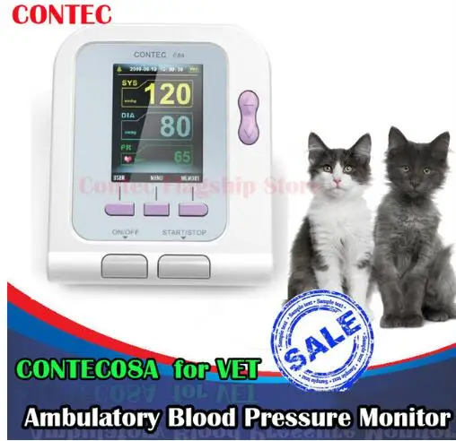 

contec 08a + neonate cuff + spo2 VET ( ear - clip kind)