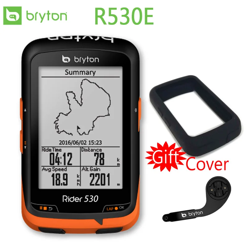 

Bryton 530E GPS Bicycle Bike Computer Extension Mount with Bluetooth ANT+ (Support Speed Cadence/Speed/ Heart Rate)