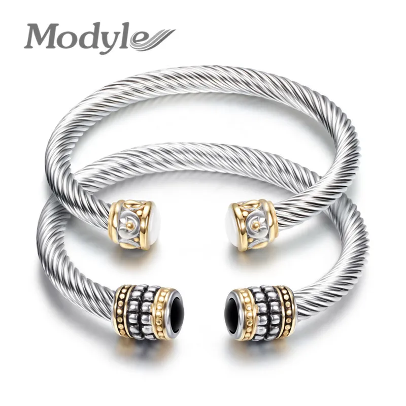 Браслет Mostyle, многослойный витой кабель, проволочный браслет, винтажные модные браслеты, Уникальный дизайнерский бренд, Рождественский Браслет-манжета