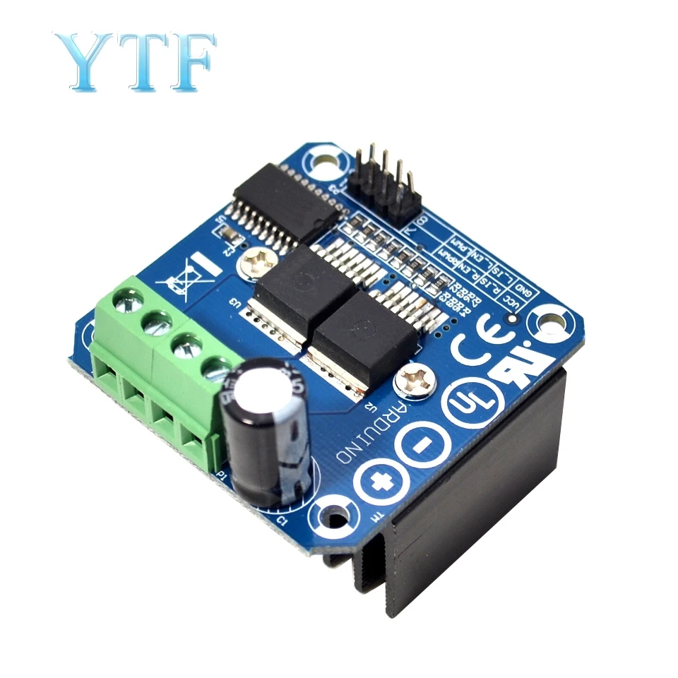 Двойной BTS7960 43A h мост мощный модуль драйвера двигателя/diy умный автомобильный
