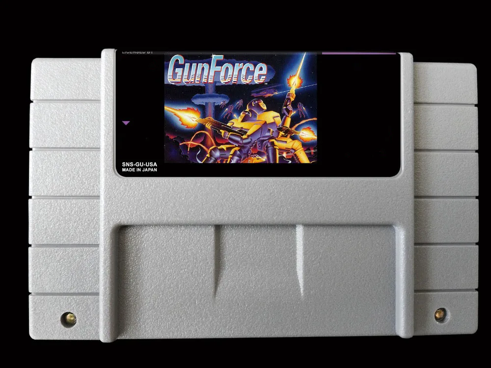 16-битные игры* Gunforce-batch Fire, захватывающие террор остров(версия США