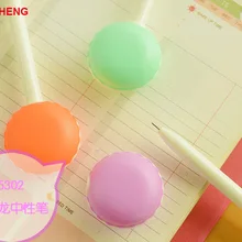 [4Y4A] 1 шт. гелевые конфеты цвета сладкие макароны форма школьная гелевая ручка обучение акции