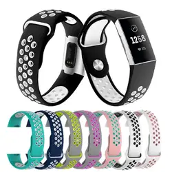 24,5 см силиконовый ремешок для часов Ремешок для Fitbit Charge 3 Сменный ремень браслет Смарт-часы аксессуары