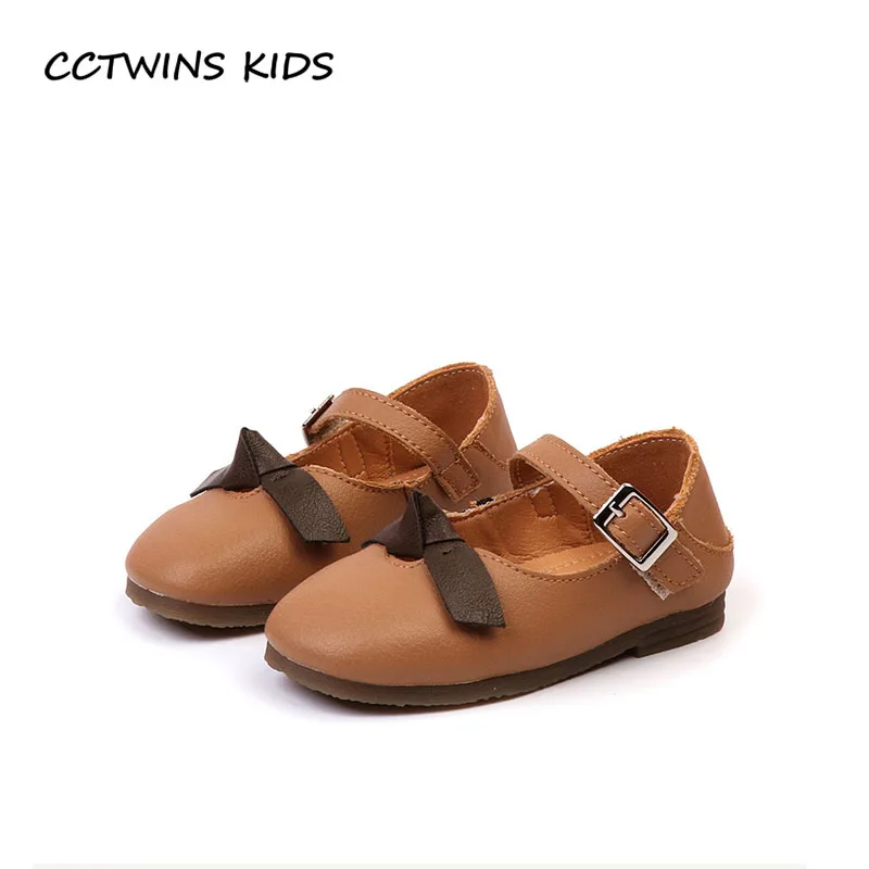 

CCTWINS KIDS 2018 Autumn Baby Genuine Leather Mary Jane Children Fashion Butterfly Party Flat Girl Brand Princess Shoe GM2106