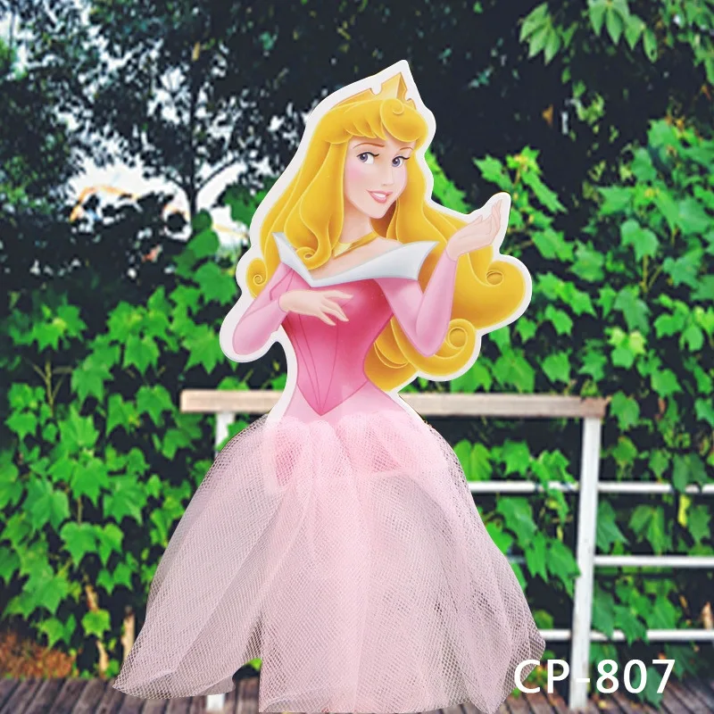 

Anna Elsa Aurora Princess Paper Cup Cake Toppers picks cupcake Decoration wedding girl baby shower birthday Party favors