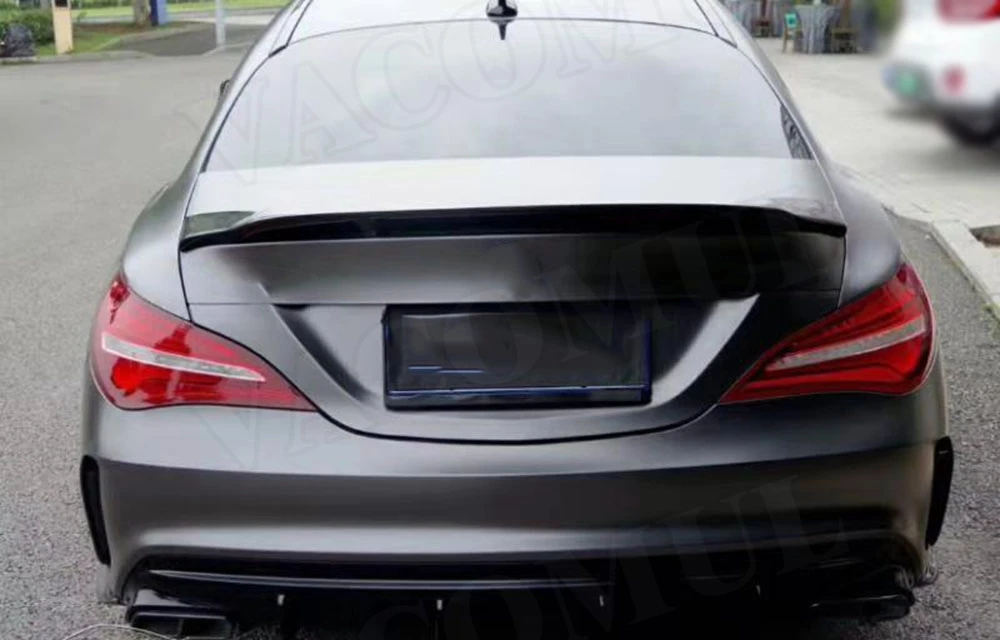Для заднего багажника из углеродного волокна класса CLA спойлер для Mercedes CLA45 W117 C117