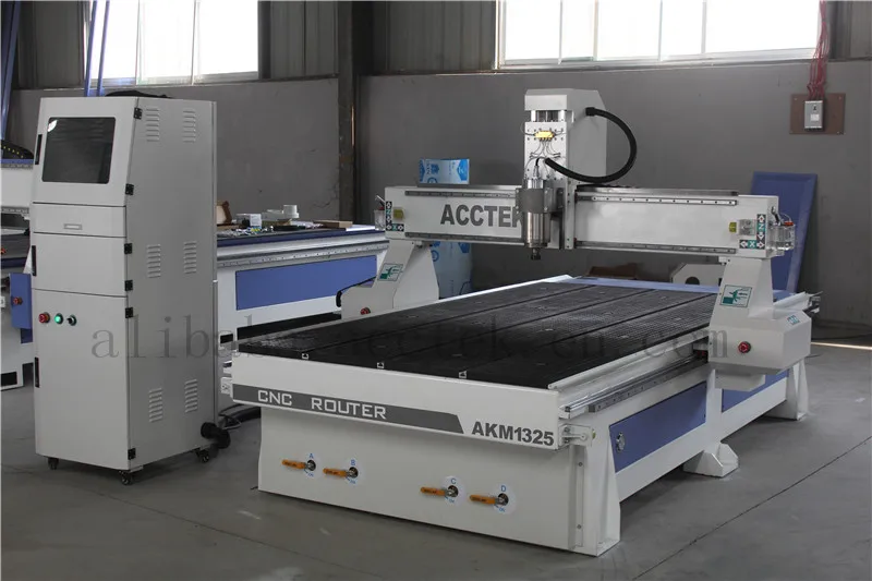 ACCTEK конкурентоспособный 3 оси cnc маршрутизатор 1325 3 кВт WATRE охлаждающий шпиндель