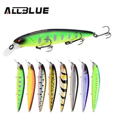 ALLBLUE JINBE 110SP Silent Wobbler Fishing Lure 110mm 18.5g Rolling Jerkbait Minnow Distinctive Lip Bass Pike Bait Fishing Deal with