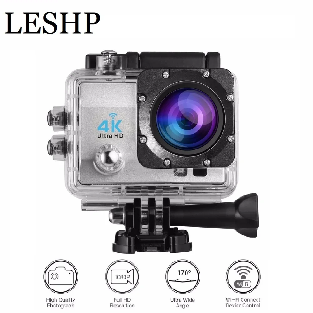 

Action Camera Remote Ultra HD 4K WiFi 1080P LCD DV Sport Camera Waterproof Outdoor videos record Monitor 170 Degree Wide angle