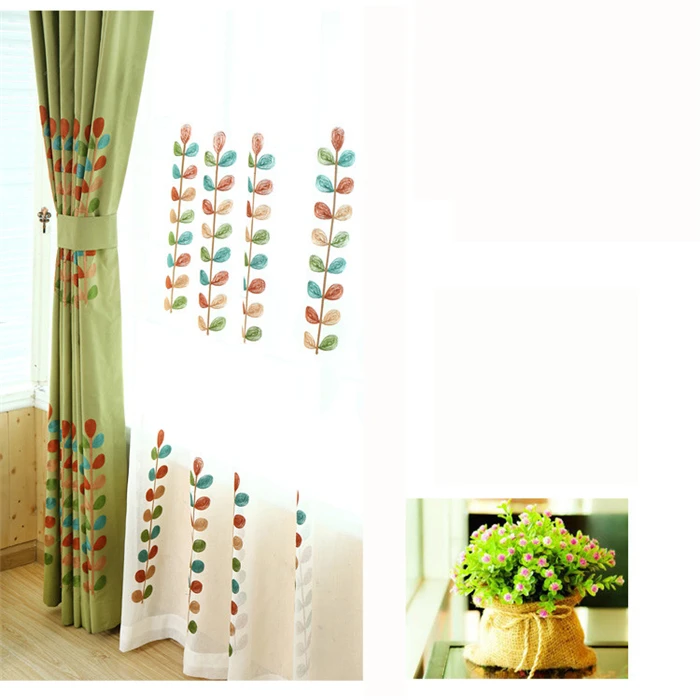 Scandinavian Children S Cotton Embroidered Curtains Custom Shade Scandinavian Children S Cotton Embroidered Curtains Custom Shade Cloth Finish Korean Curtain Garden Windows And French In From Home