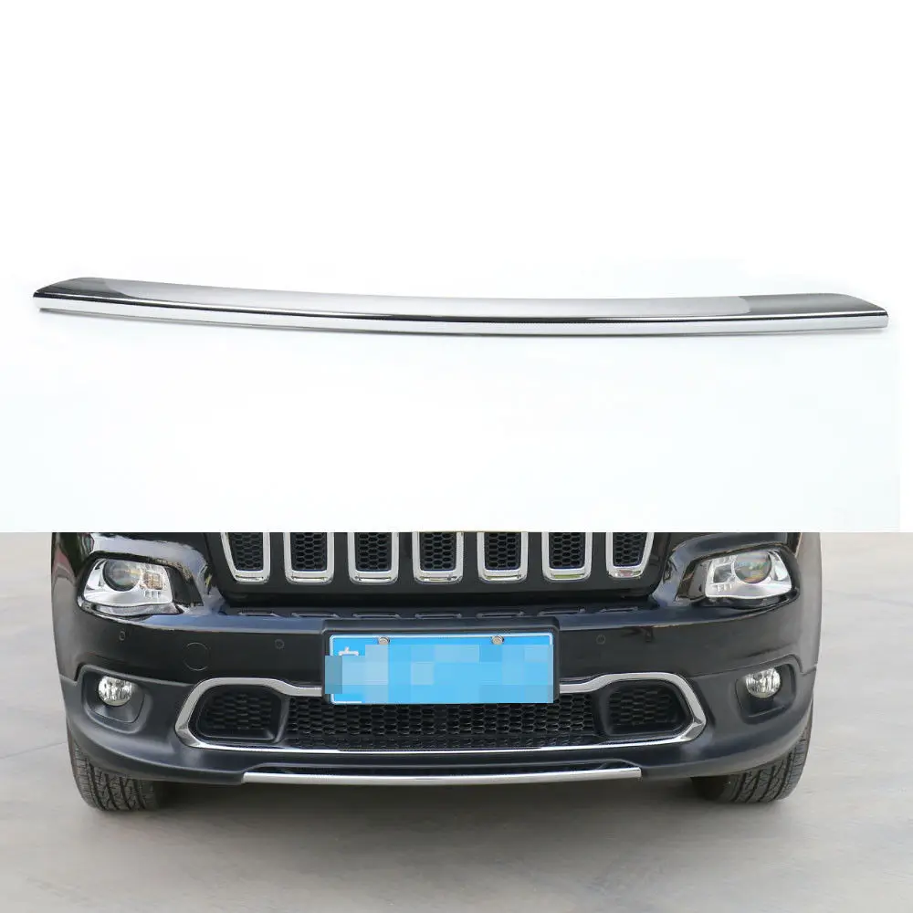 Bbqfuka Fit For Jeep Cherokee 20142016 Car Lower Bottom Front Bumper