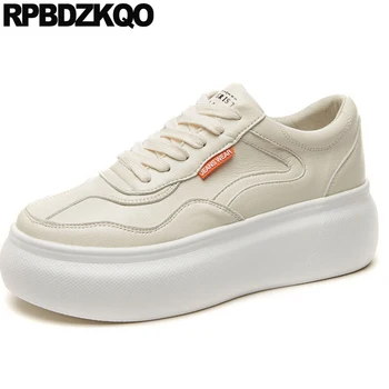 

latest elevator wedge sneakers china size 34 round toe thick sole creepers platform shoes muffin designer women trainers lace up