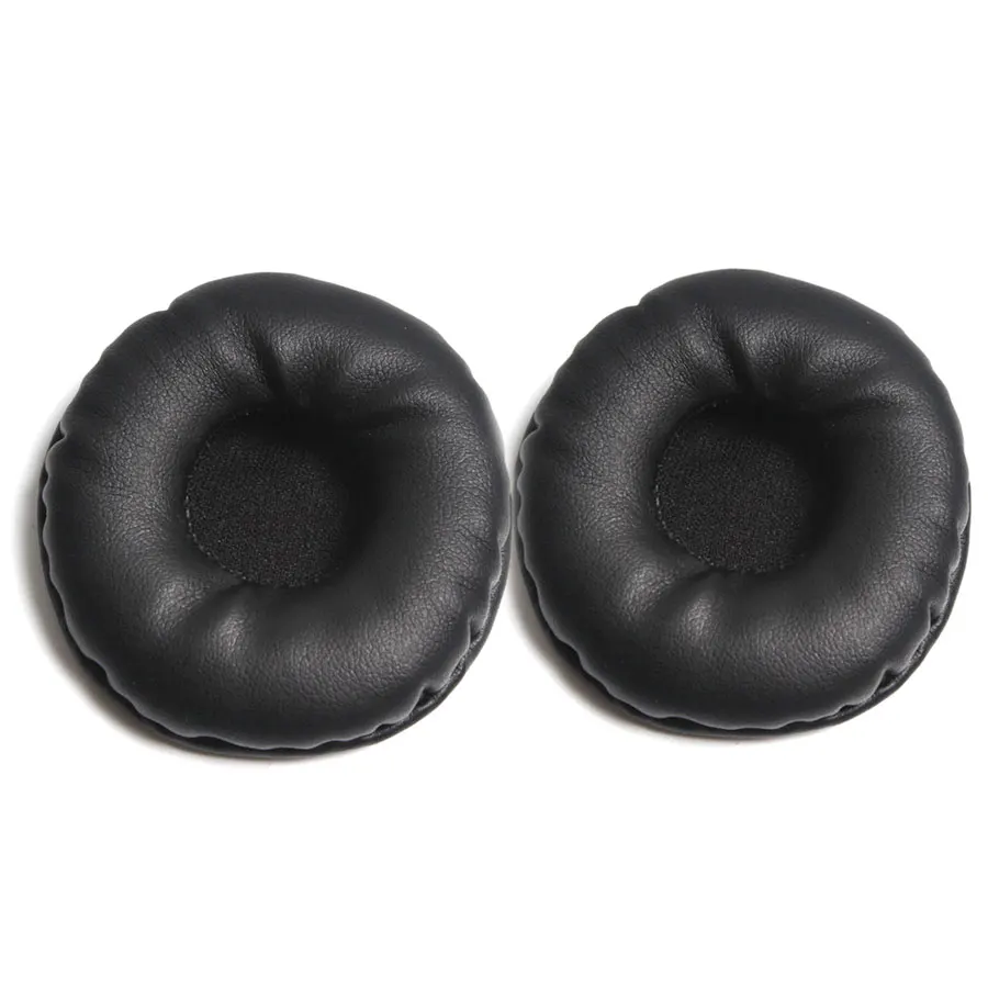 2Pcs/Set 55mm Foam Headphone Case Leather Ear Pads Buds Earpads Cover