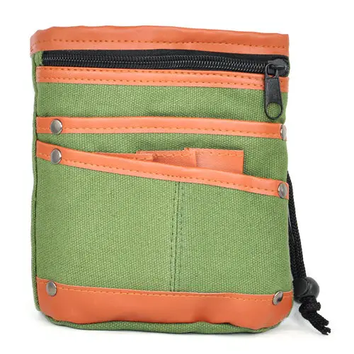 Pop Лидер продаж Повседневное холст талии сумка с карманами Fanny Pack кошелек кошельки-зеленый