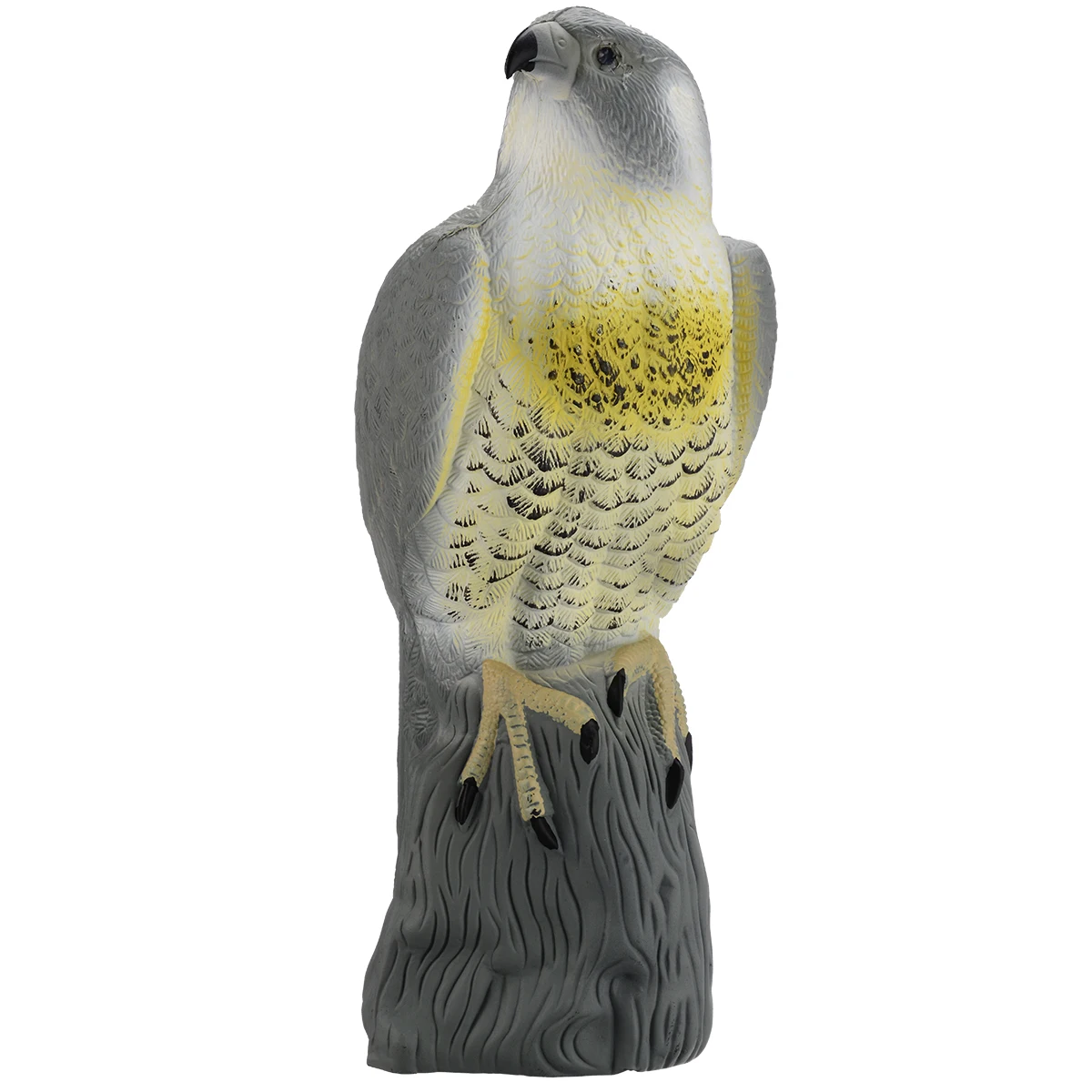 Realistic Fake Falcon Owl Hawk Hunting Decoy Deterrent Scarer Repeller for Garden Decor