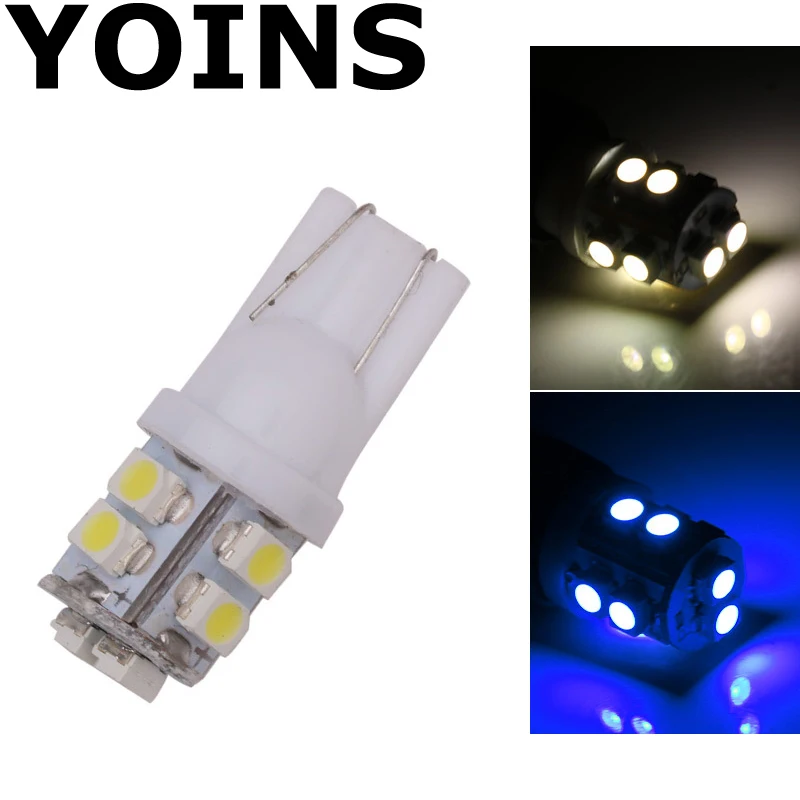 10 шт. высокое качество T10 W5W 10LED 1210 автомобильные клиновидные светодиодные фонари