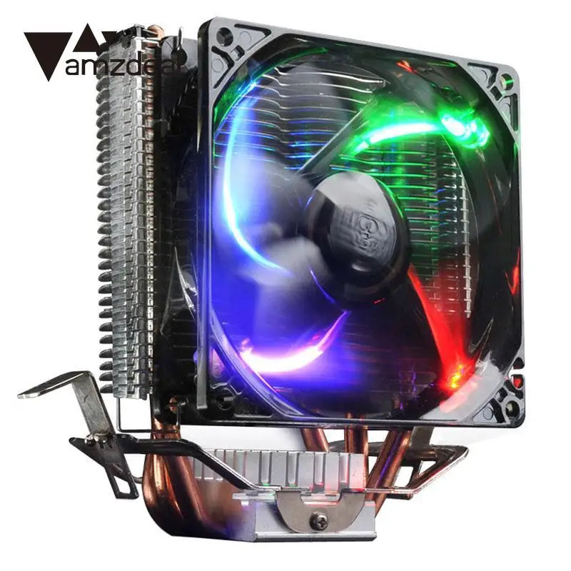 AMZDEAL 2017 New For GTFS CPU Quiet Cooling Dual Fan