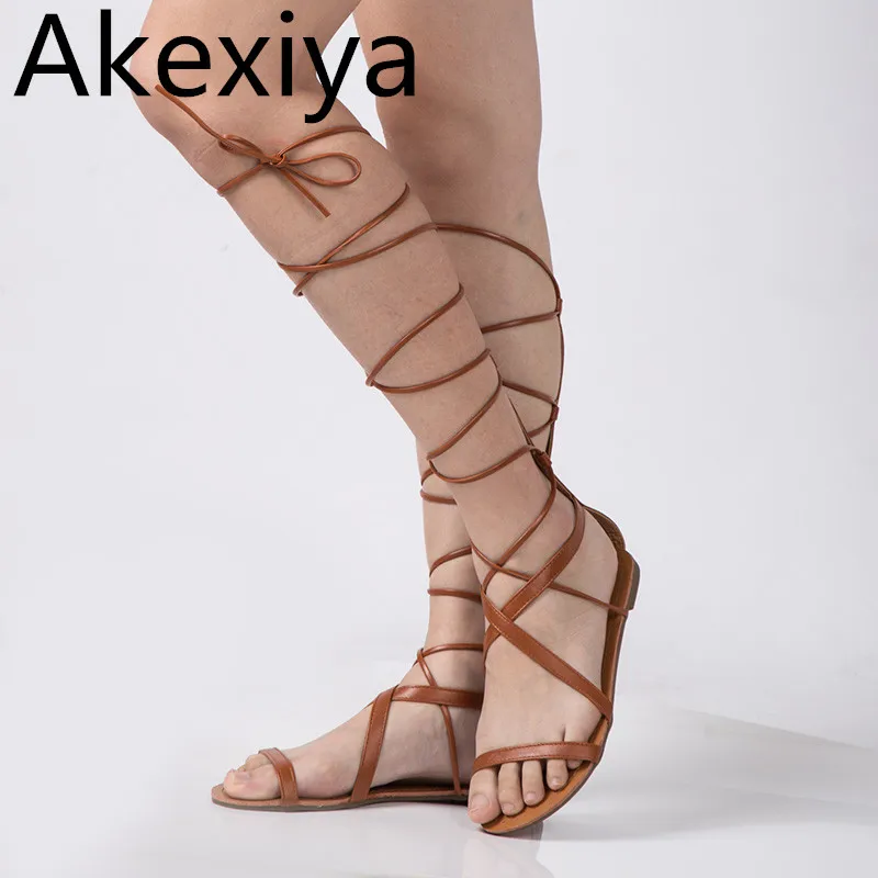 plus size knee high gladiator sandals akexiya plus size 5 10 fashion gladiator sandals plus size knee high gladiator sandals akexiya plus size 5 10 fashion gladiator sandals
