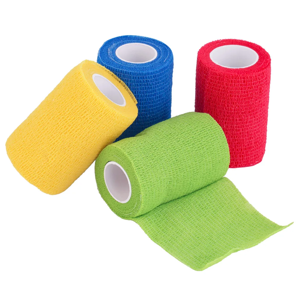 4.5m x 7.5cm Self Adhering Bandage Wraps Elastic Adhesive First Aid