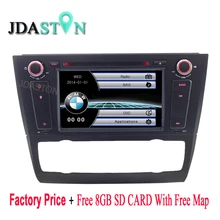 JDASTON 1 Din 7 Pulgadas de Coches CD/DVD Player Estéreo para BMW E81 E82 E88 1 Serie 118 Con la Navegación del GPS Radio Original UI 1080 P BT