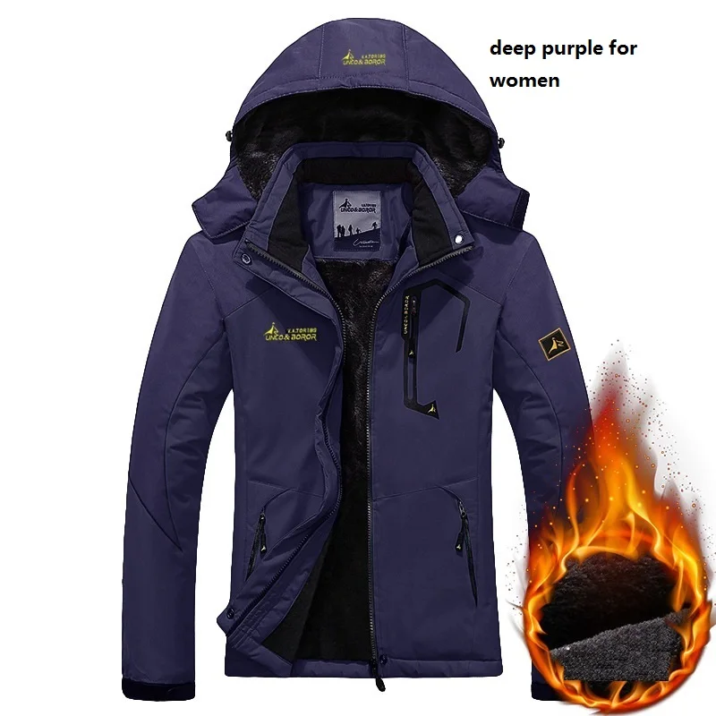 Женская зимняя водонепроницаемая куртка, флисовая ветровка, непромокаемая флисовая уличная спортивная теплая куртка для кемпинга, походов, лыжного туризма