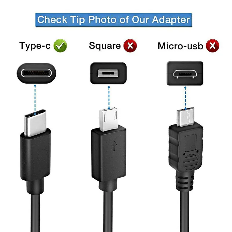 65W Type C зарядное устройство для Lenovo 100e 300e 500e Chromebook 2nd Gen MTK 81ER 81ES 81H0 81MA 81MB 81QB 81QC блок