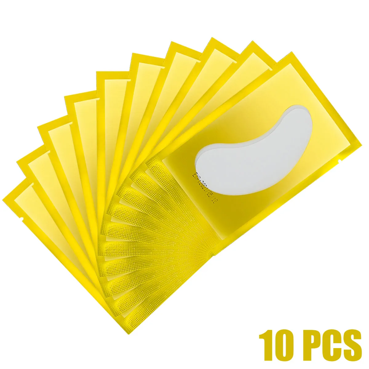 e1-10pcs 10/20 пар, накладки на глаза для прививки ресниц, нетканый коллагеновый гидрогель, индивидуальная прокладка для век - Цвет: e1-10pcs