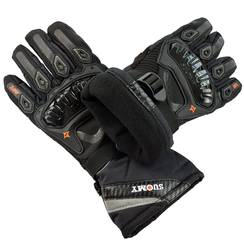 SUOMY motorcycle gloves 100% Waterproof windproof Winter warm Guantes Moto Luvas Touch Screen Motosiklet Eldiveni Protective