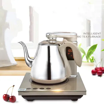 

Fully automatic upper water electric kettle 304 steel tea set with Overheat Protection