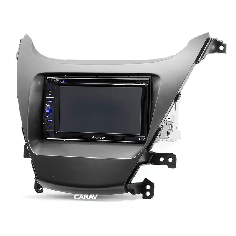 Двойная Din фасция CARAV 11 483 для HYUNDAI Elantra (MD) Avante радио DVD стерео панель монтажная
