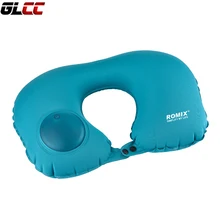 Подушка для шеи автомобиля u-образная Надувная складная надувная подушка для путешествий поддержка офисная Подушка удобный подголовник автомобиля