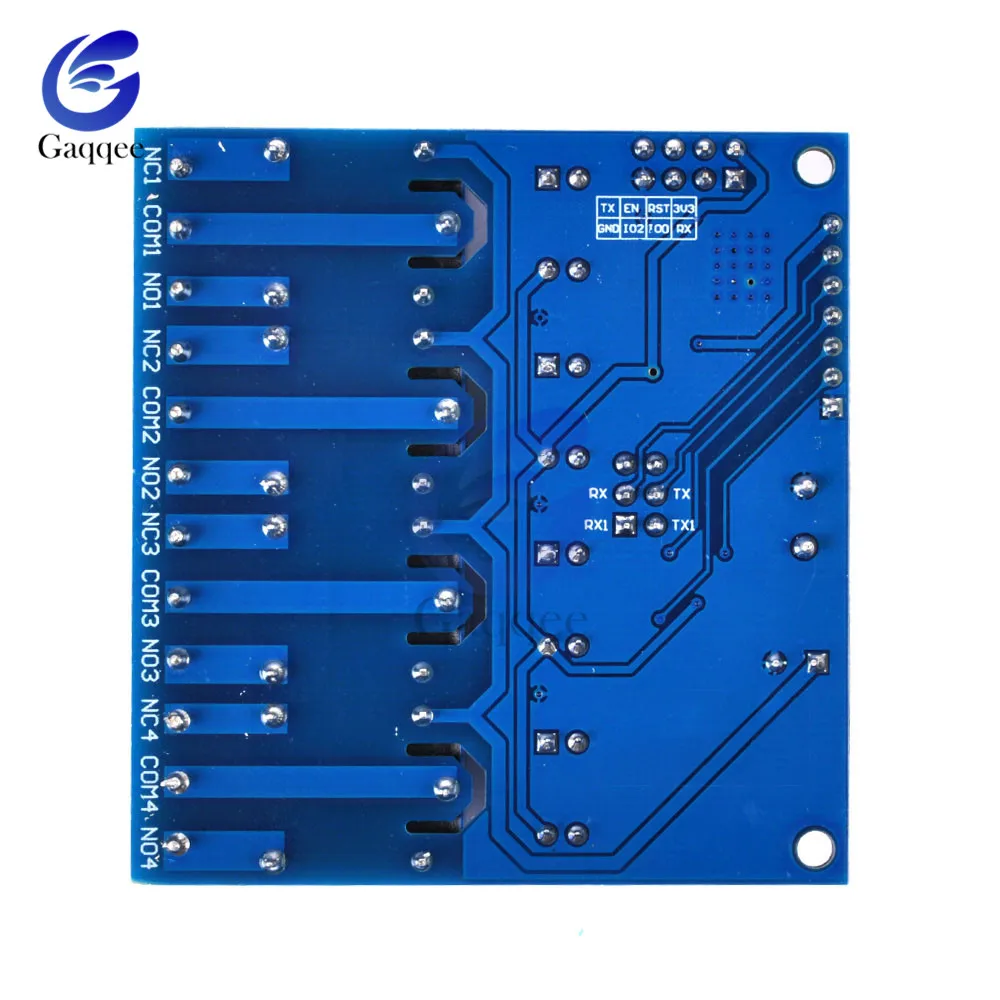 DC 12 В ESP8266 четырехканальный релейный модуль и ESP-01 wifi модуль для умного дома интеллектуальная мебель 4 wifi реле канала модуль