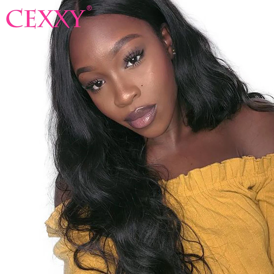 Lace Front Human Hair Wigs Body Wave Indian Remy Hair Pre