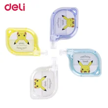 Deli Pikachu 6 м коррекционная лента 3 шт. Студенческая Модифицированная лента прозрачная Корректирующая лента канцелярские товары оптом
