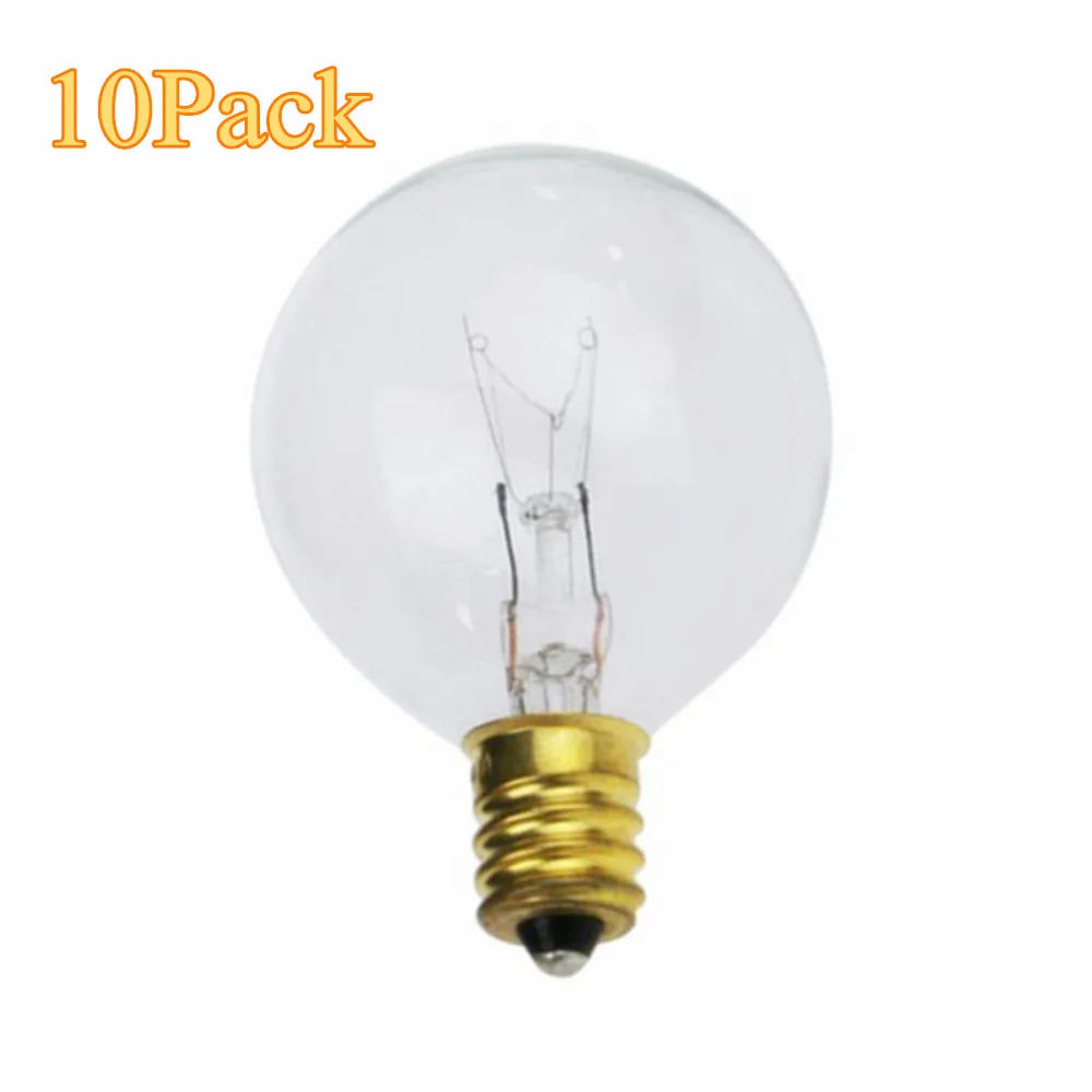 Buy 10X Clear Globe G40 Spare Bulbs, Warm Incandescent