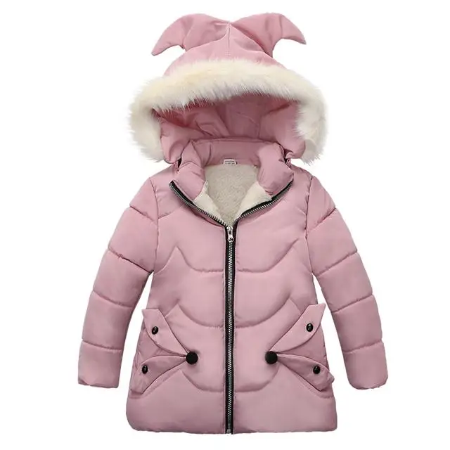 Куртки для маленьких девочек осень-зима куртки для Пальто для девочек теплая детская верхняя одежда для девочек; Одежда для девочек; детские куртки на возраст 1, 2, 4 года