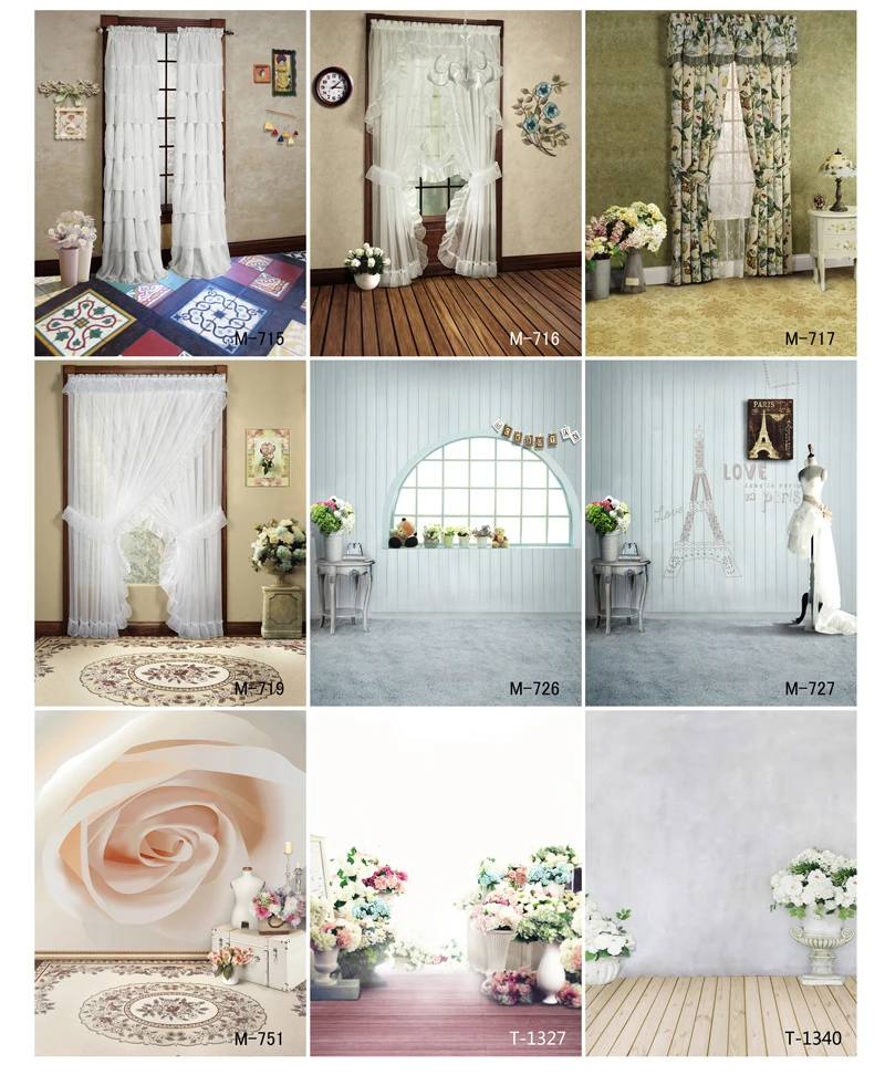 

5X7 ft Computer-printed Photo background children / wedding Photography backdrops for Photographic studio INTERIOR Series 0011