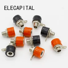 10 шт./лот 4 мм банан привязки 4 мм банан разъем