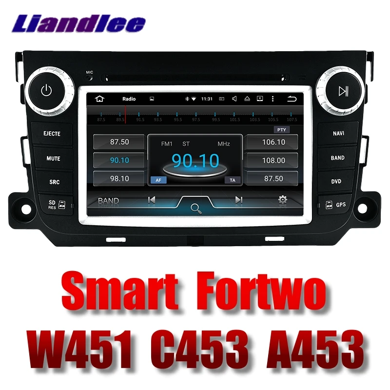 Liandlee Car Multimedia Player NAVI For Mercedes Benz For Smart Fortwo W451 C453 A453 2007~2017 Radio DVD Stereo GPS Navigation