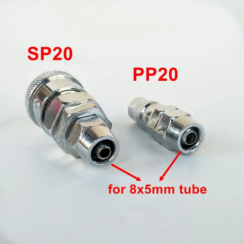 2set/lot Pneumatic Air Quick Connecting Coupler SP20+PP20in Pneumatic