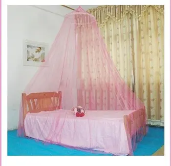 

Tangpan Free Shipping Netting Bed Canopy Round Mosquito Net - Blue\Pink\White
