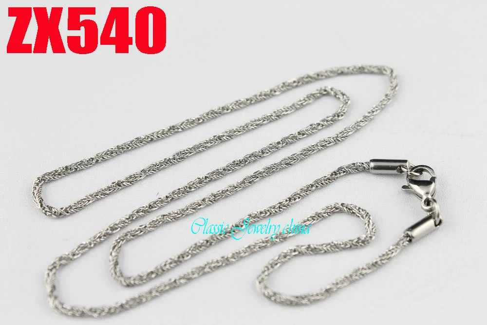 20 шт. цепочка из нержавеющей стали 14 38 дюймов 1 8 мм|fashion jewelry|jewelry fashionstainless steel necklace |