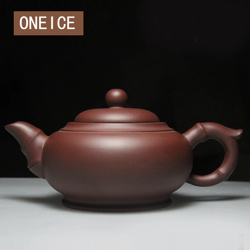 

ONEICE Bamboo Pot Authentic Yixing Teapot Famous Handmade Ore Chinese Tea pot Fast Delivery 320ML