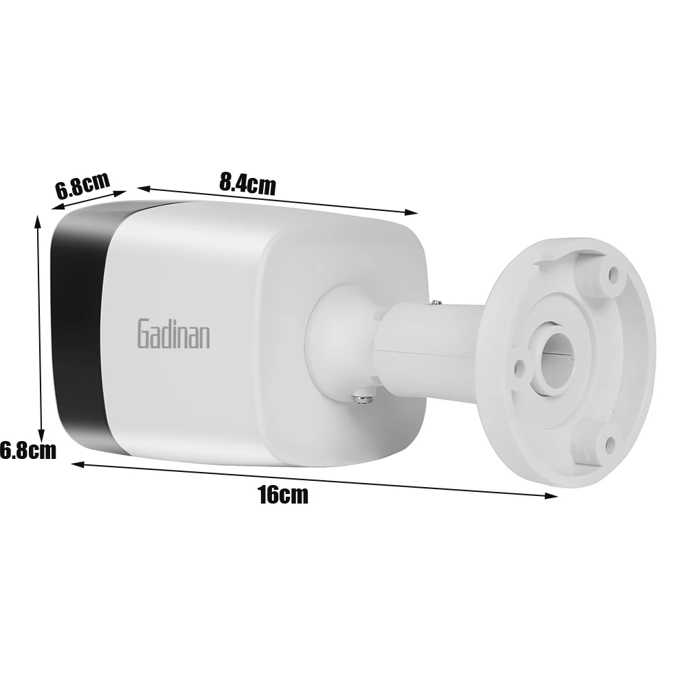 Gadinan H.265 4MP 25FPS IP Камера Indoor/наружного видеонаблюдения HI3516D + OV4689 2592*1520 ИК