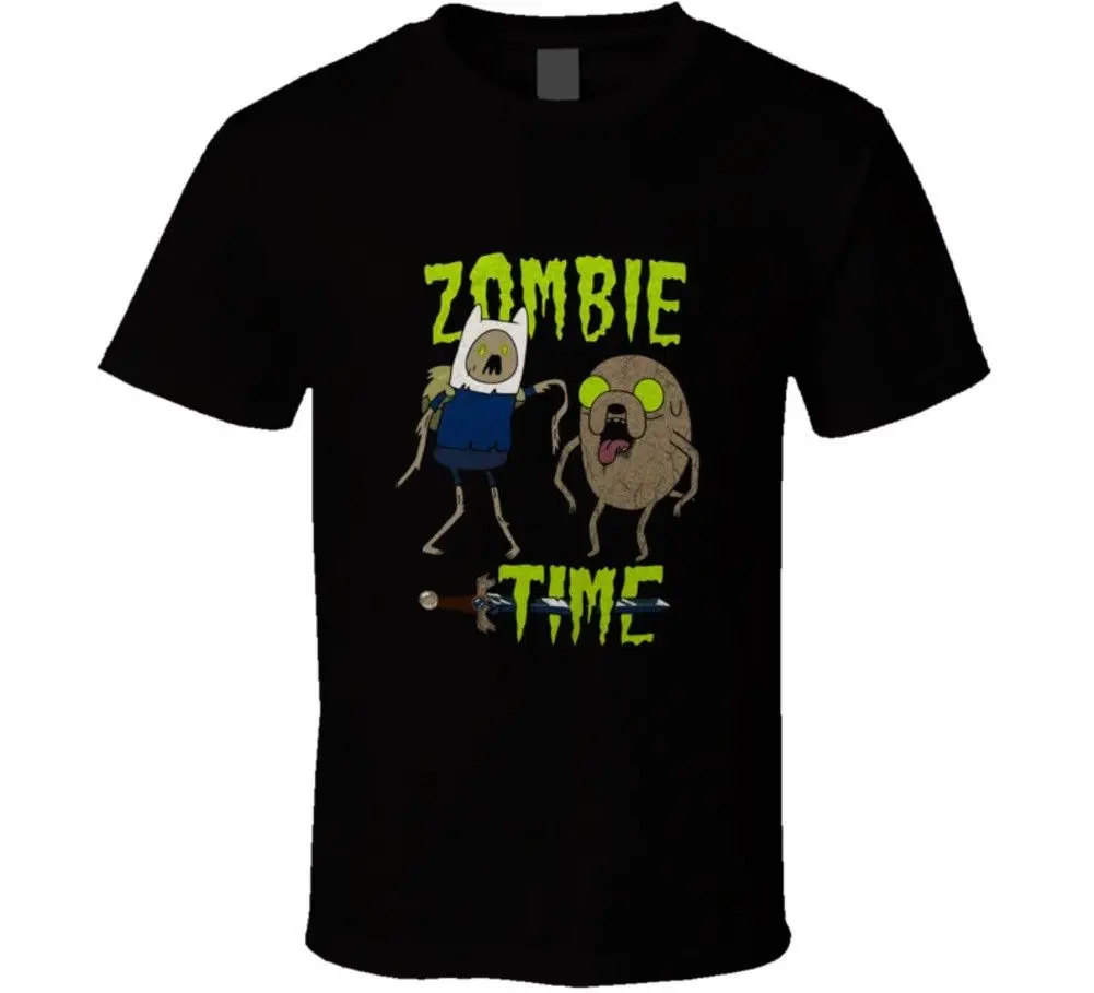 Время приключений зомби Финн и Джейк мультфильм футболка