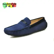 Hight Quality Brand New US 6-10 Cow Suede Leather Moccasins Mens Slip On Loafers Casual Driving Car Shoes Boat Shoes