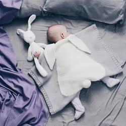 Baby Blankets Rabbit Ears Crochet Newborn baby Blanket Swaddle Kids Bedding Cover Quilt Appease Soft Babies Photo Props Baby Blankets Rabbit Ears Crochet Newborn baby Blanket Swaddle Kids Bedding Cover Quilt Appease Soft Babies Photo Props