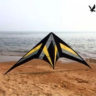 free shipping high quality 2.5m falcon kite rolling ballet stunt kites with handle line power kite flying higher outdoor toys