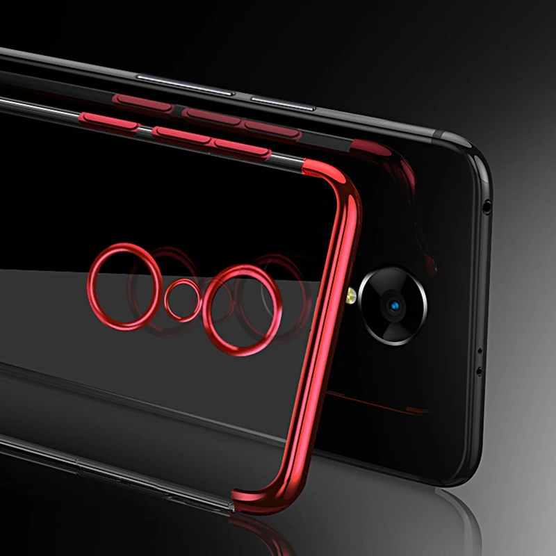 EXUNTON для Xiaomi Redmi 5 Plus 5A 4X бампер чехол покрытие Мягкий противоударный ультра тонкий